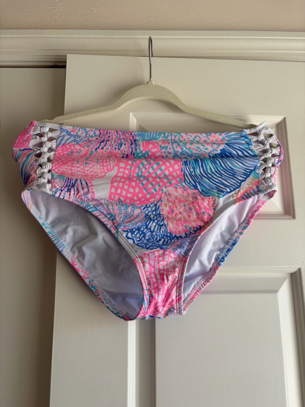 Lilly Pulitzer Tropical Pink & Blue Bikini Bottoms